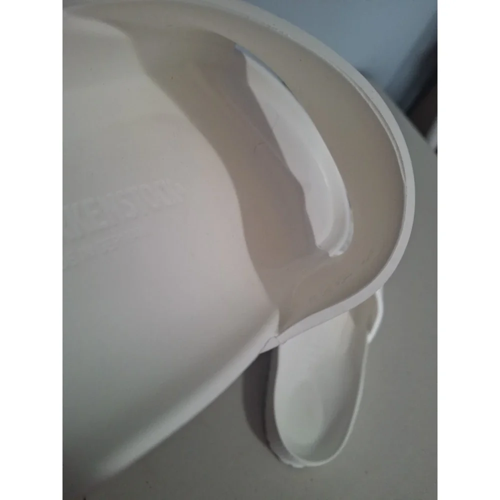 Birkenstock Barbados Essentials White Slides Men 12